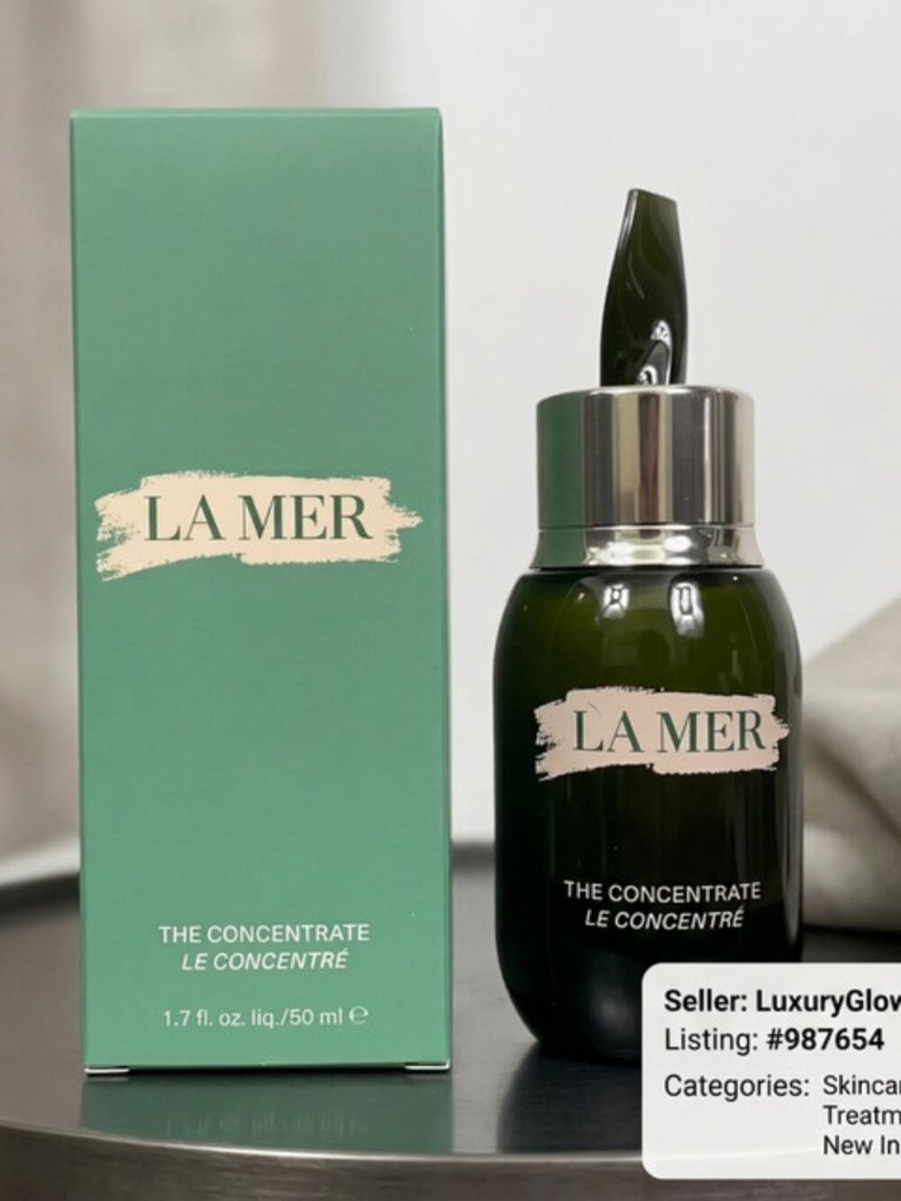 La Mer The Concentrate, 1.7 Ounce / 50ml - New Sealed Box